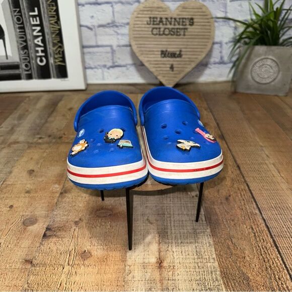 Crocs Kid's Unisex Crocband Clog Blue Bolt Croslite US Kid's J 3 - Picture 8 of 13